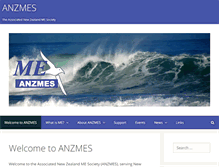 Tablet Screenshot of anzmes.org.nz